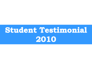 Testimonial 2010 - UCSI University