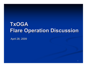 Flare Operation Discussion