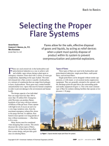 Selecting the Proper Flare System
