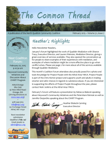 The Common Thread - North Quabbin Community Coalition