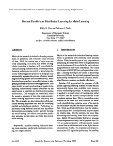 Toward Parallel and Distributed Learning by Meta