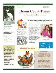 Newsletter - Heron Court