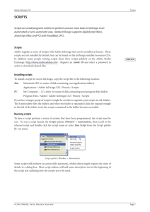 Adobe Sample Scripts for InDesign CS2