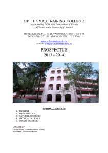 prospectus 2013 - 2014
