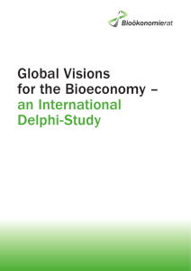 Global Visions for the Bioeconomy – an International Delphi