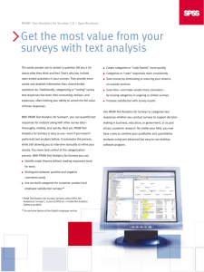 Get the most value from your surveys with text analysis