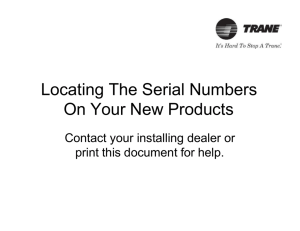 Locating The Serial Numbers On Your New Products