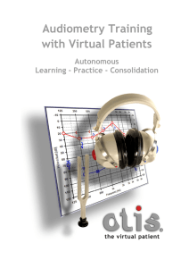 Audiometry Training with Virtual Patients