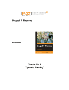 Drupal 7 Themes - Packt Publishing