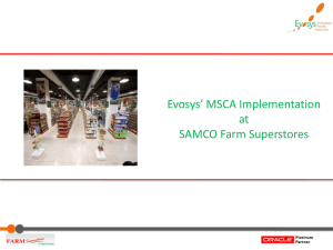 SAMCO MSCA Case Study