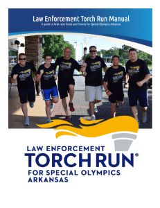 Law Enforcement Torch Run Manual