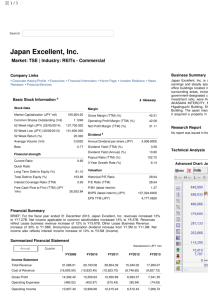 Japan Excellent, Inc.