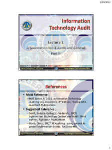 Information Technology Audit