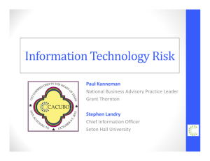 Information Technology Risk