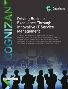 Driving Business Excellence through Innovative IT Service