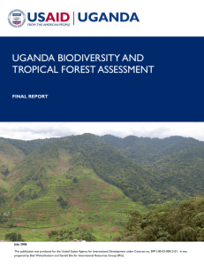 UGANDA Biodiversity and Tropical Forest Assessment Report