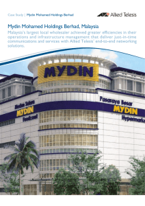 Mydin Mohamed Holdings Berhad, Malaysia