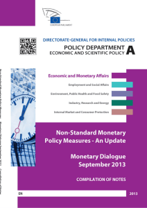 Non-Standard Monetary Policy Measures - An Update