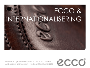 ECCO Corporate Presentation