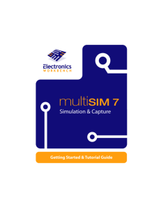 The Multisim 7 Documentation Set