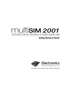 Multisim 2001 Getting Started