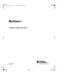 Multisim Component Reference Guide