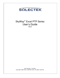 SkyWay Excel User Guide