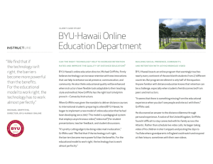 BYU-Hawaii Online Education Department