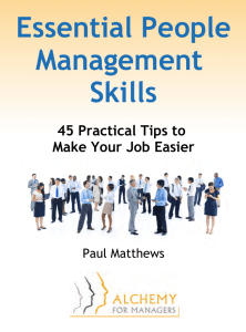 Essential People Management Skills