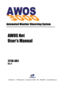 2210 AWOS Net - All Weather Inc