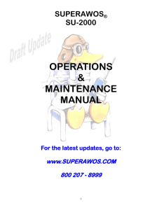 Operators Manual - Potomac Aviation Technology Corp.