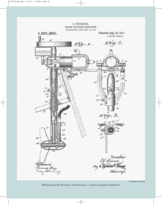 1910 patent for Ole Evinrude's outboard motor, or “marine