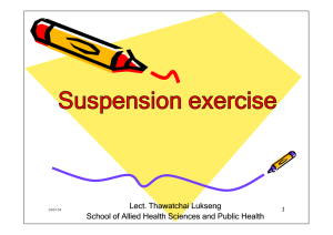 Suspension exercise