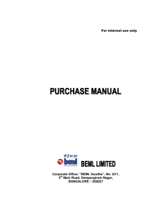 Purchase Manual