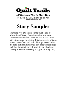 Story Sampler - Quilt Trails of Western North Carolina