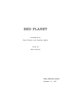 Red Planet - Daily Script