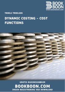 Dynamic Costing - Cost functions