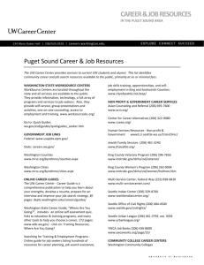 Puget Sound Career & Job Resources