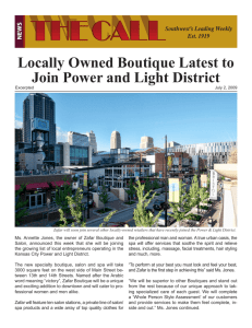 Locally Owned Boutique Latest to Join Power and Light District