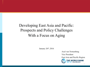 Prospects and Policy Challenges With a Focus on Aging