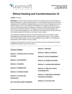 Ethical Hacking and Countermeasures v5