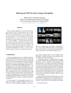 Multi-spectral SIFT for Scene Category Recognition