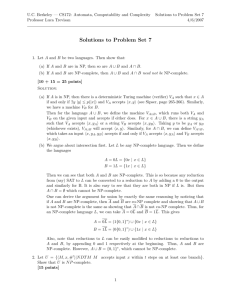 Solutions to Homework 7