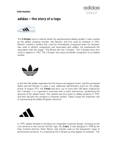 adidas – the story of a logo