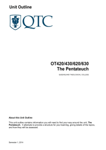 OT420/430/620/630 The Pentateuch