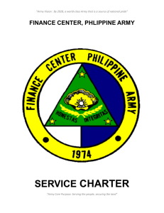 Finance Center Philippine Army