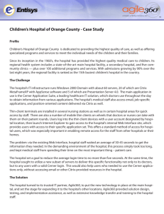 Children's Hospital of Orange County - Case Study