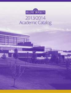2013/2014 Academic Catalog