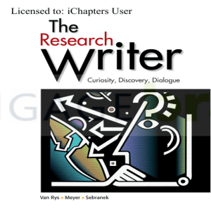 The Research Writer