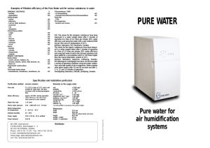 pure water - SIBE International